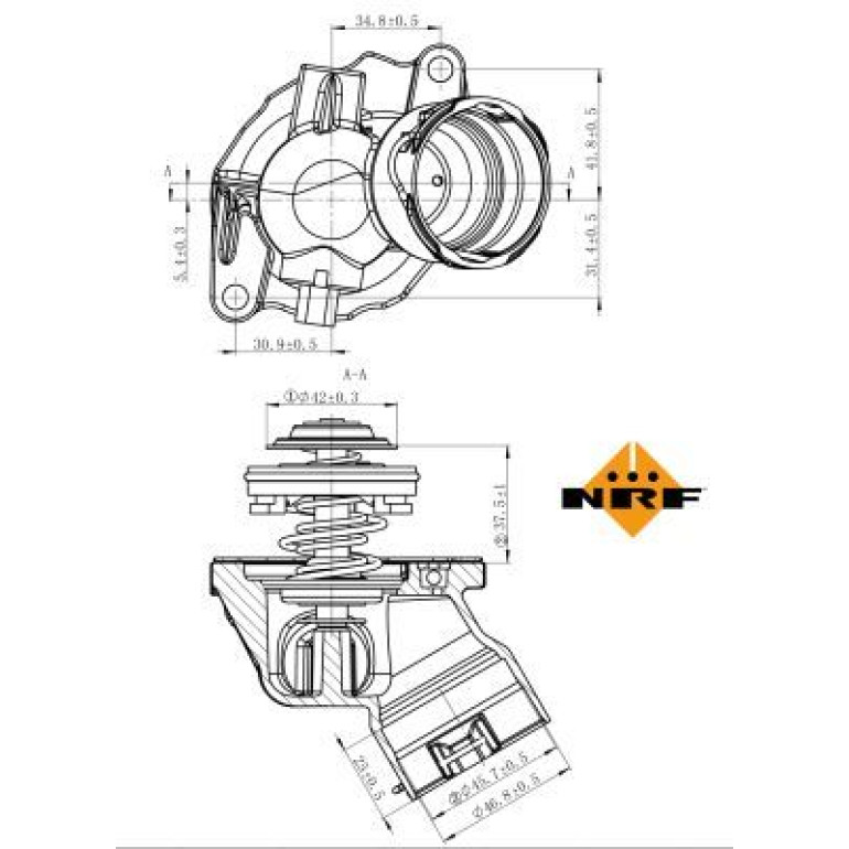 Thermostat, Kühlmittel 725032