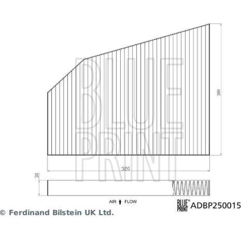 Filter, Innenraumluft ADBP250015 Filter, Innenraumluft ADBP250015