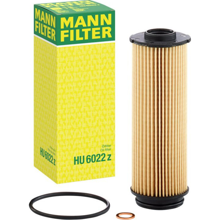 MANN-FILTER HU 6022 z Ölfilter mit Dichtung, Filtereinsatz MANN-FILTER HU 6022 z Ölfilter mit Dichtung, Filtereinsatz