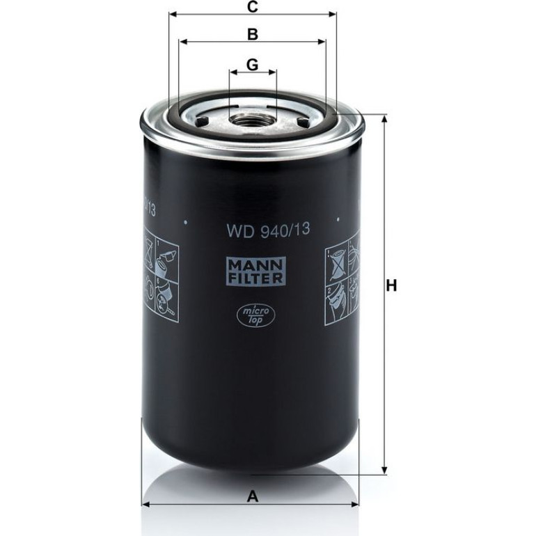 Ölfilter WD 940/13 Ölfilter WD 940/13