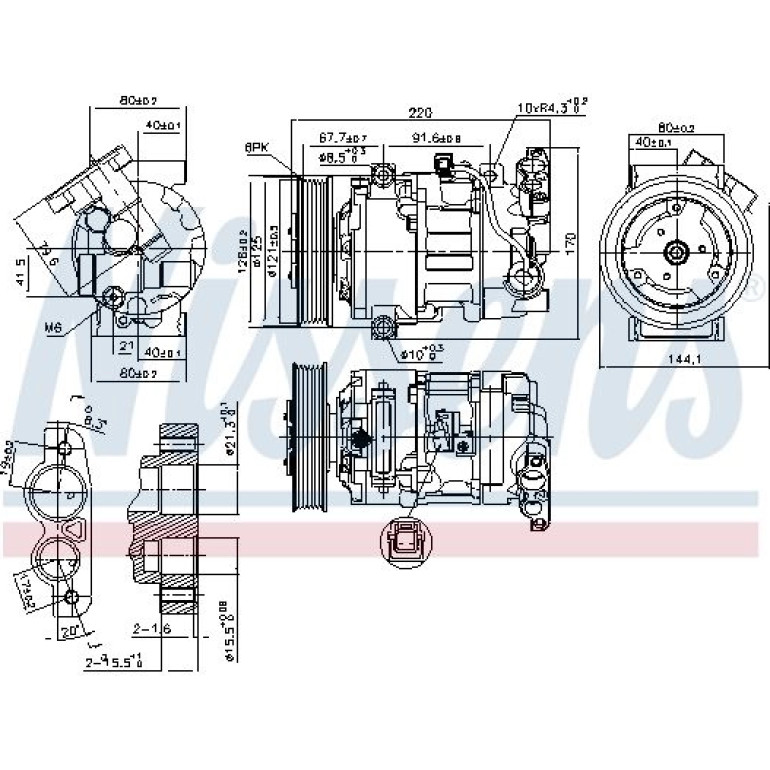Kompressor, Klimaanlage 890044