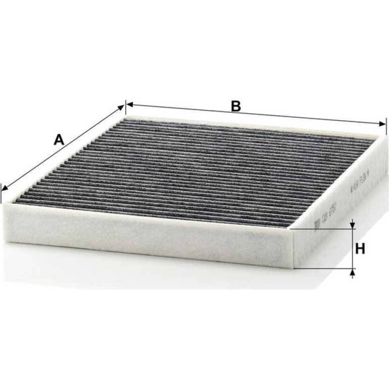 MANN-FILTER CUK 2757 Innenraumfilter, Aktivkohlefilter