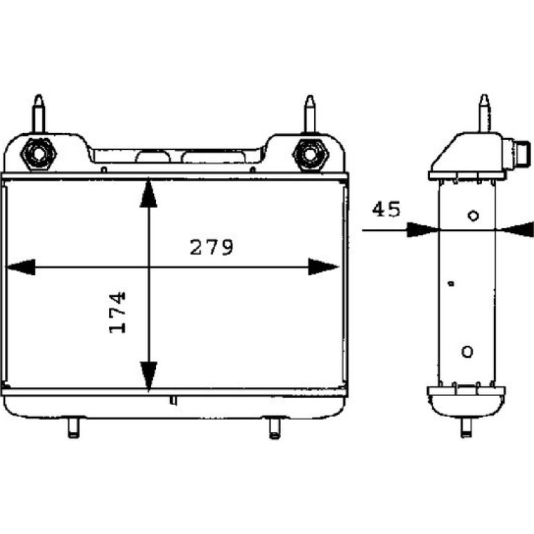 Ölkühler, Motoröl CLC 27 000P