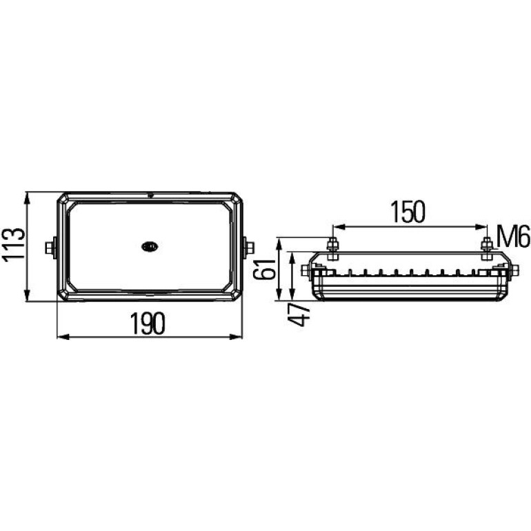 Arbeitsscheinwerfer 1GD 996 193-011 Arbeitsscheinwerfer 1GD 996 193-011