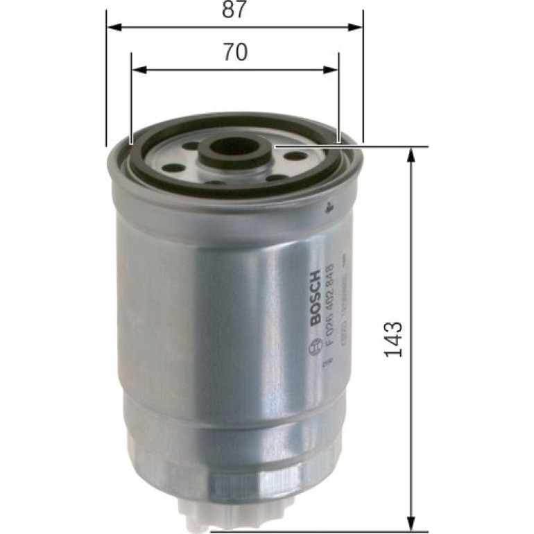 Kraftstofffilter F 026 402 848 Kraftstofffilter F 026 402 848