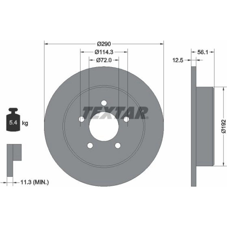 Bremsscheibe 92108400 Bremsscheibe 92108400