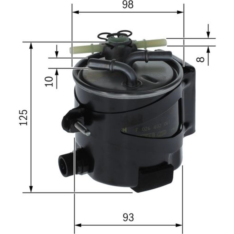 Kraftstofffilter F 026 402 061 Kraftstofffilter F 026 402 061