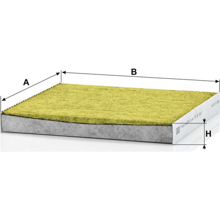 MANN-FILTER FP 22 021 Innenraumfilter FreciousPlus Aktivkohlefilter mit Polyphenol, antibakteriell, Feinstaubfilter (PM 2.5)