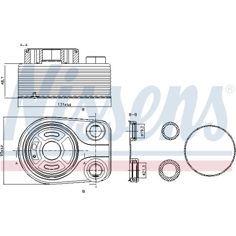 Ölkühler, Motoröl 90705