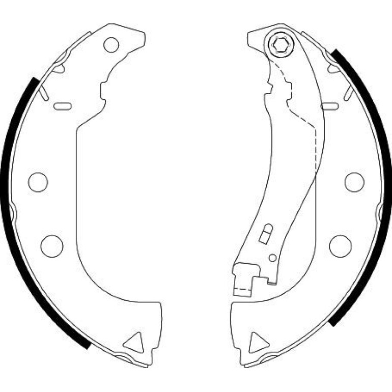 Bremsbackensatz 8DB 355 002-911 Bremsbackensatz 8DB 355 002-911