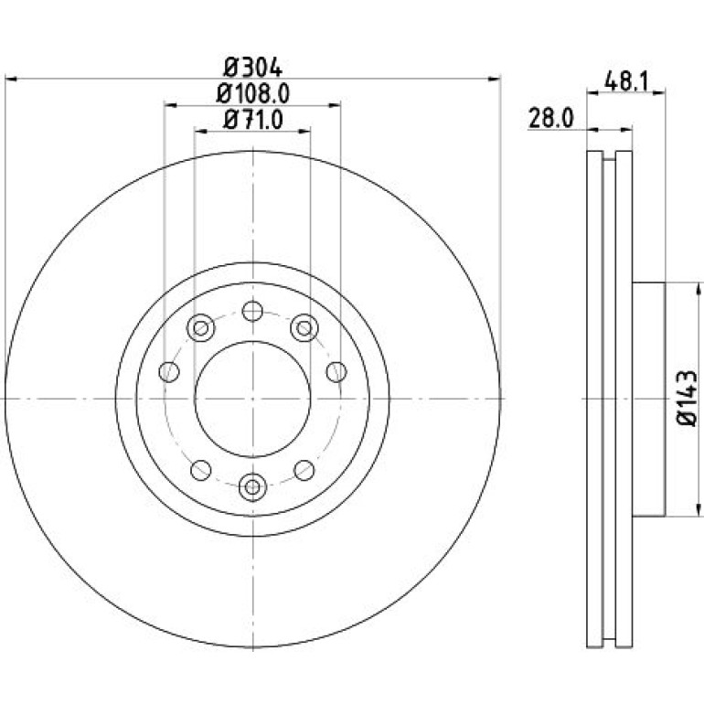 Bremsscheibe 8DD 355 117-331