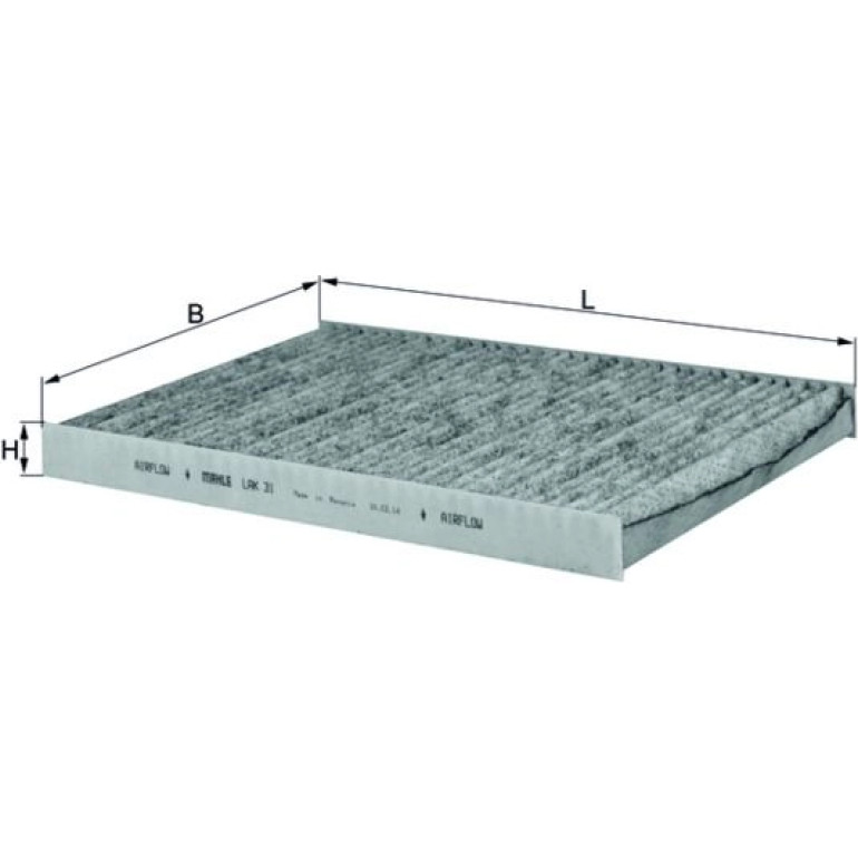Filter, Innenraumluft LAK 31 Filter, Innenraumluft LAK 31