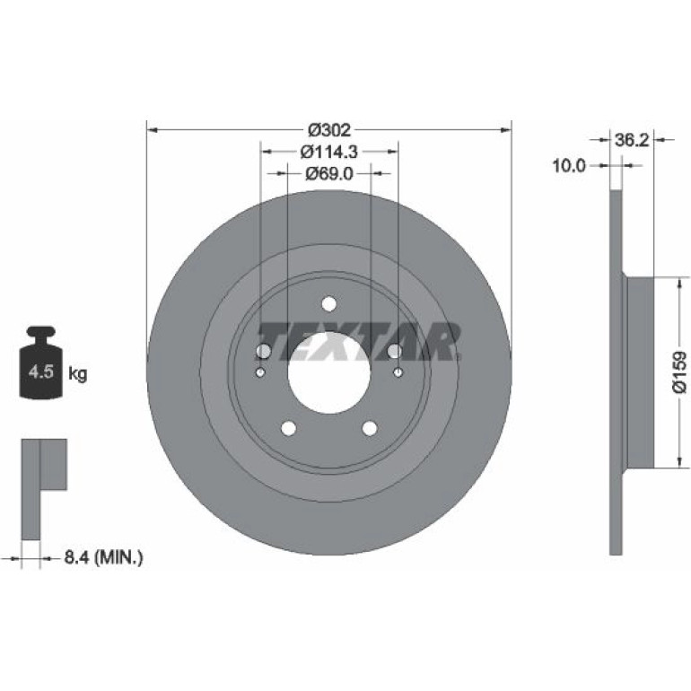 Bremsscheibe 92267403 Bremsscheibe 92267403