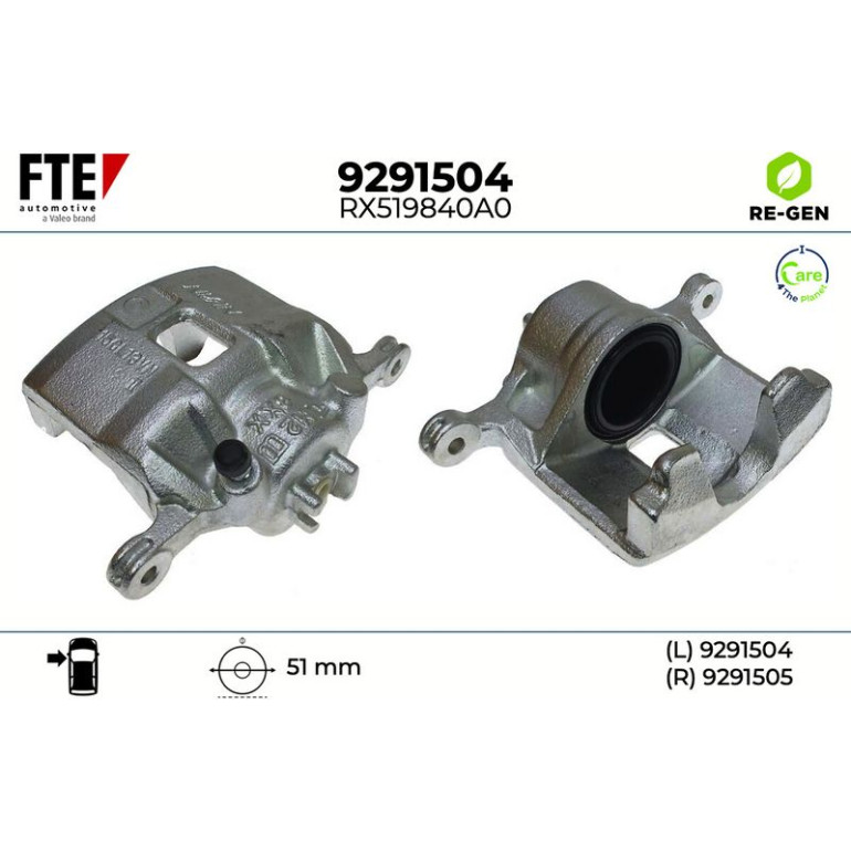 Bremssattel 9291504 Bremssattel 9291504