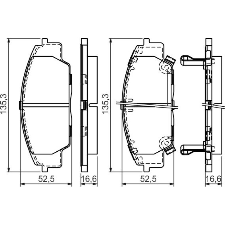 Bremsbelagsatz, Scheibenbremse 0 986 494 311 Bremsbelagsatz, Scheibenbremse 0 986 494 311