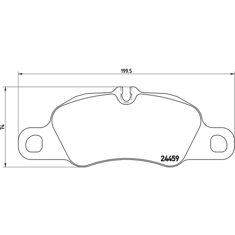Bremsbelagsatz, Scheibenbremse P 65 019 Bremsbelagsatz, Scheibenbremse P 65 019