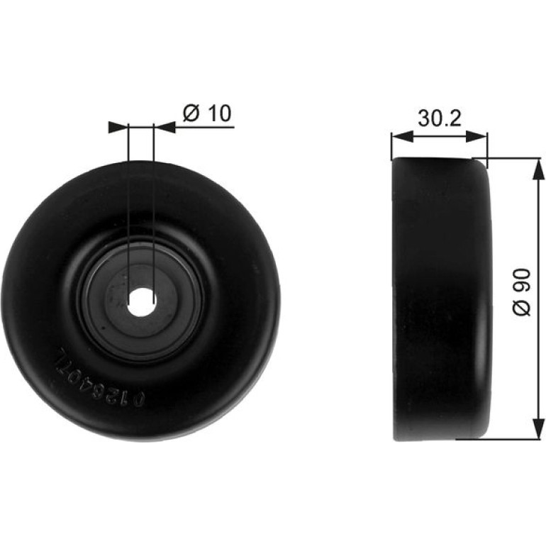 Umlenk-/Führungsrolle, Keilrippenriemen T38042