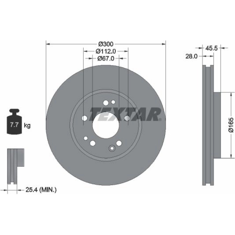 Bremsscheibe 92057900 Bremsscheibe 92057900