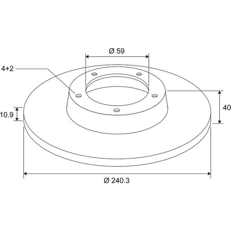 Bremsscheibe 672903