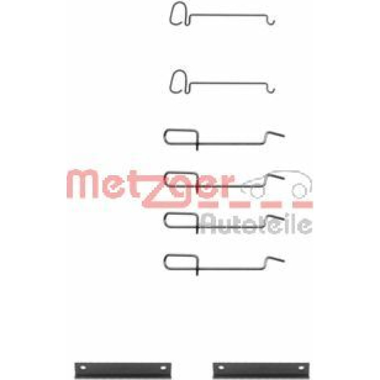 Zubehörsatz, Scheibenbremsbelag 109-1070 Zubehörsatz, Scheibenbremsbelag 109-1070