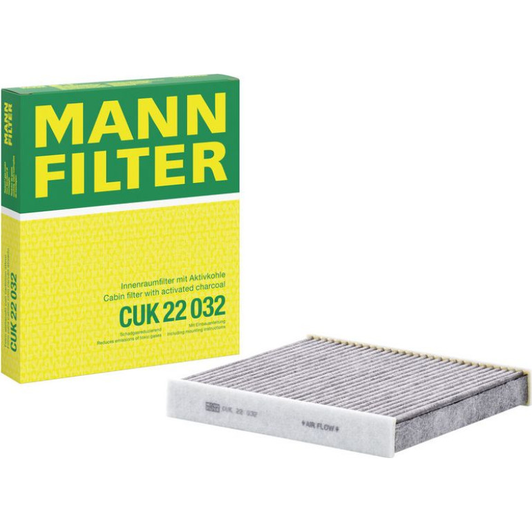MANN-FILTER CUK 22 032 Innenraumfilter, Aktivkohlefilter MANN-FILTER CUK 22 032 Innenraumfilter, Aktivkohlefilter