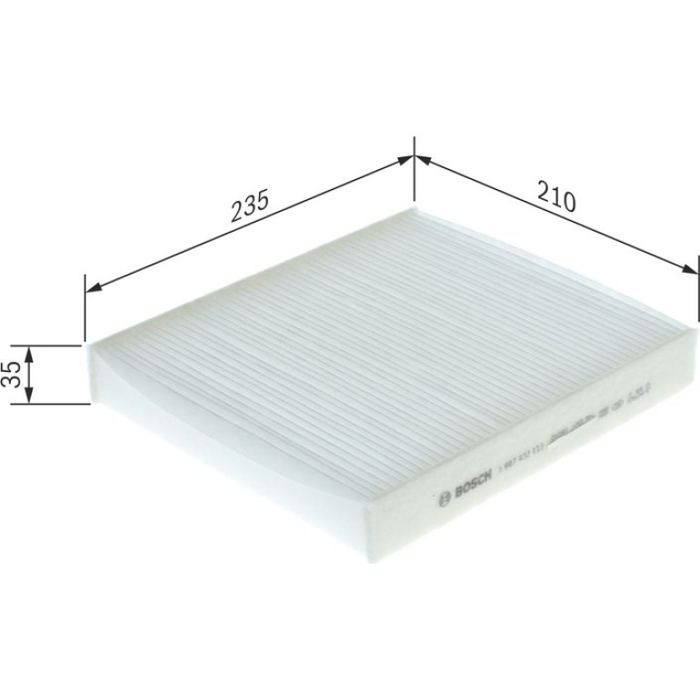BOSCH 1 987 432 113 Innenraumfilter BOSCH 1 987 432 113 Innenraumfilter