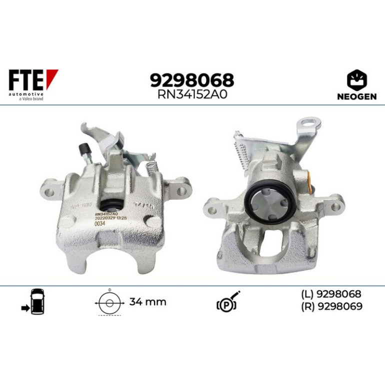 Bremssattel 9298068 Bremssattel 9298068