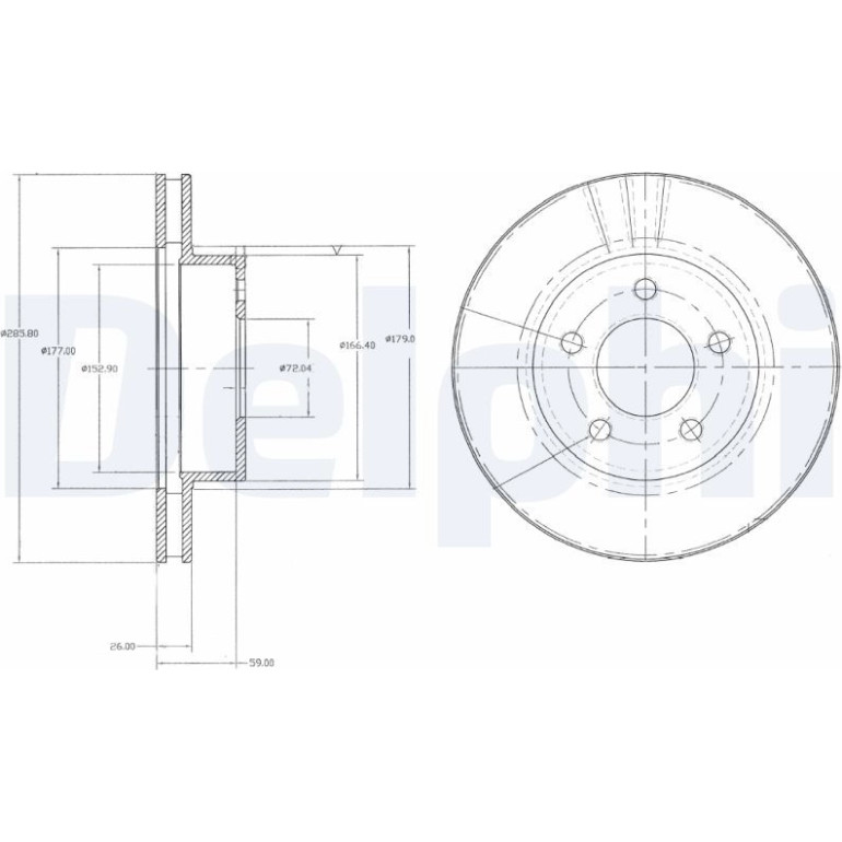 Bremsscheibe BG3546 Bremsscheibe BG3546