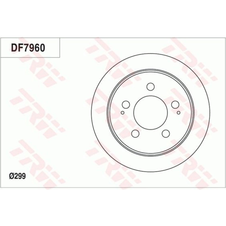 Bremsscheibe DF7960 Bremsscheibe DF7960