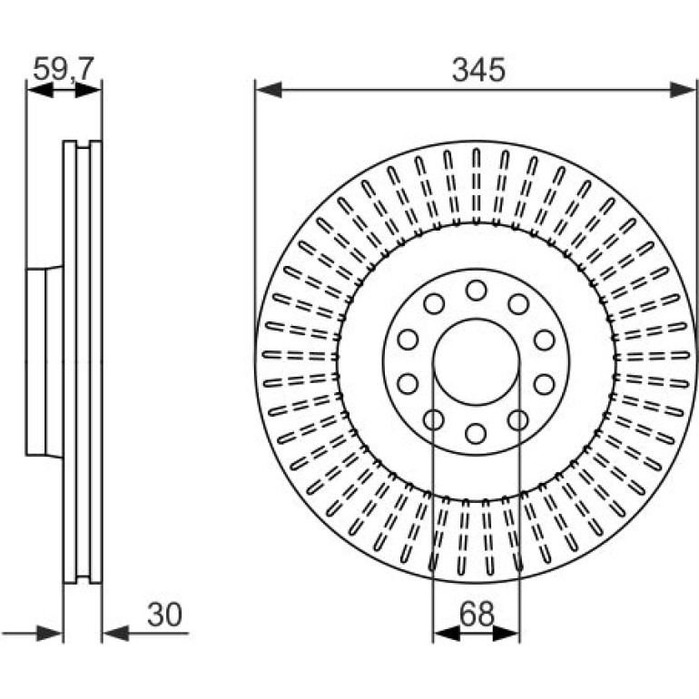 Bremsscheibe 0 986 479 589 Bremsscheibe 0 986 479 589