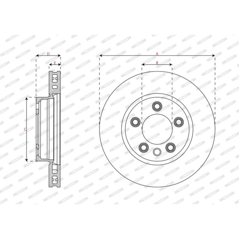 Bremsscheibe DDF1591LC-1
