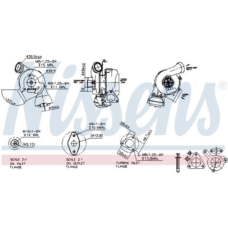 Nissens Turbolader 93149
