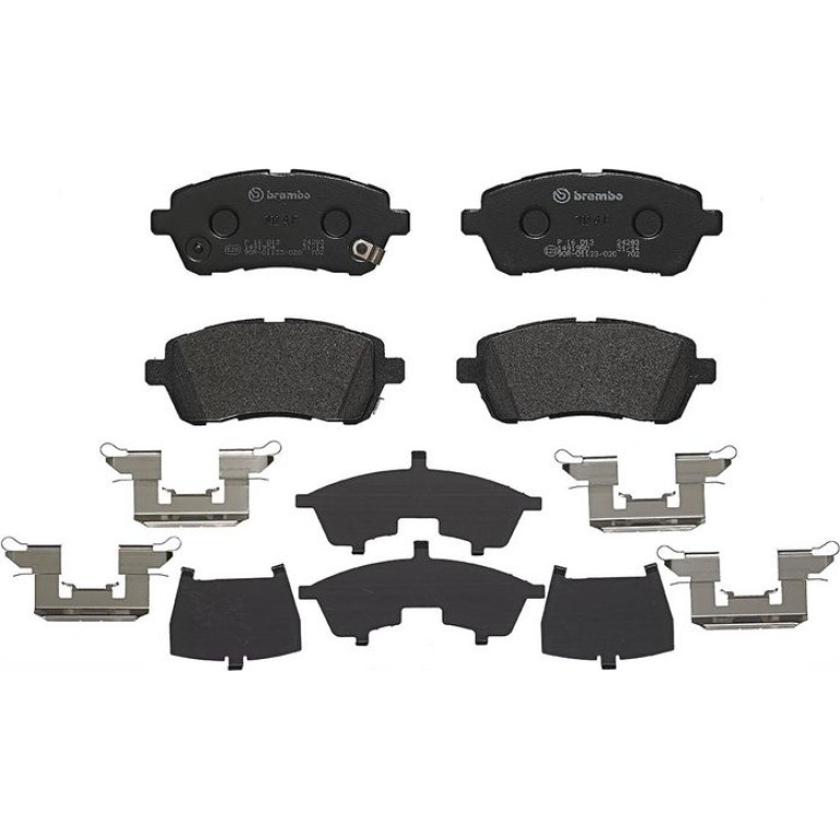 BREMBO P 16 013X Bremsbeläge mit akustischer Verschleißwarnung BREMBO P 16 013X Bremsbeläge mit akustischer Verschleißwarnung