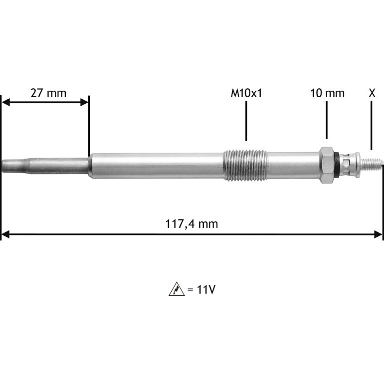 Glühkerze 345143 Glühkerze 345143