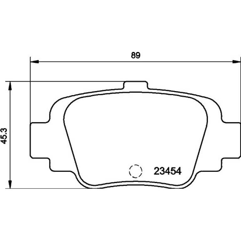 Bremsbelagsatz, Scheibenbremse 8DB 355 011-551