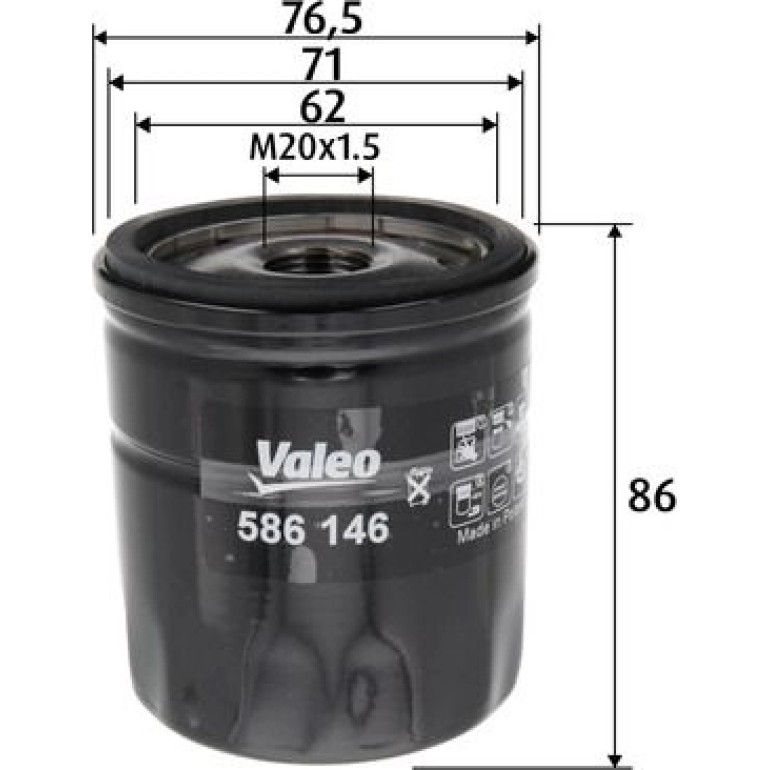 Ölfilter 586146 Ölfilter 586146
