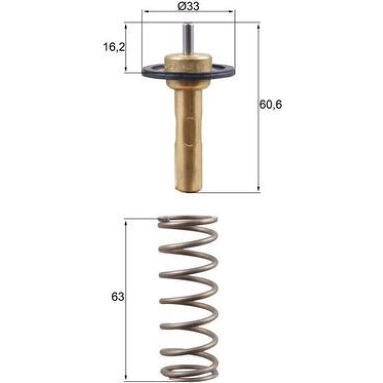 Thermostat, Kühlmittel TX 311 90D