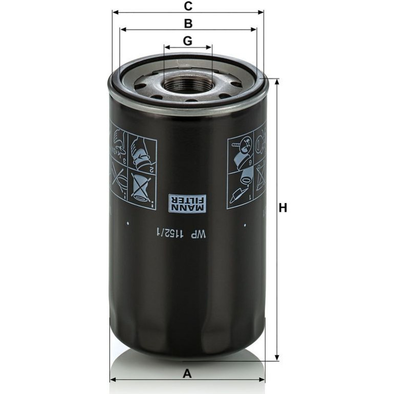 Ölfilter WP 1152/1 Ölfilter WP 1152/1