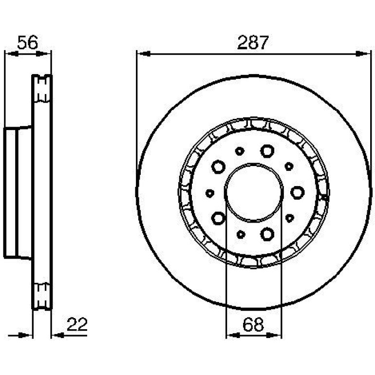 Bremsscheibe 0 986 478 388 Bremsscheibe 0 986 478 388