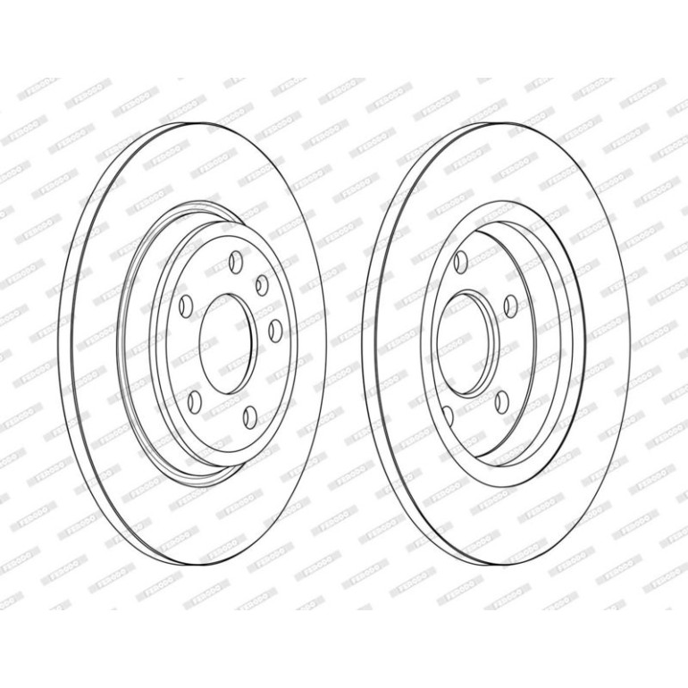 Bremsscheibe DDF2599C