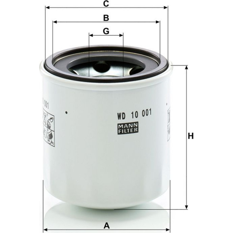 Ölfilter WD 10 001 X Ölfilter WD 10 001 X