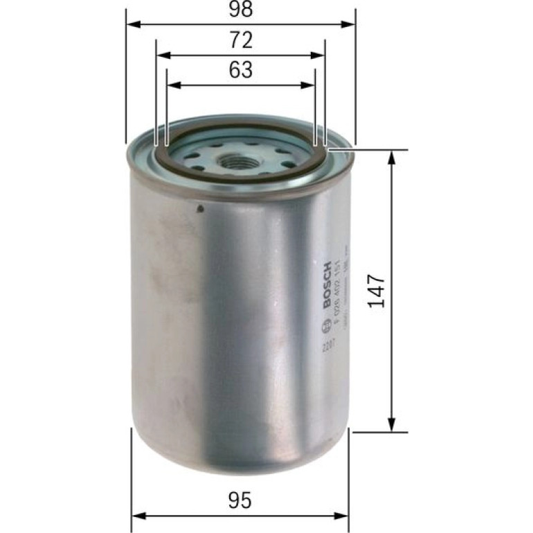 Kraftstofffilter F 026 402 151
