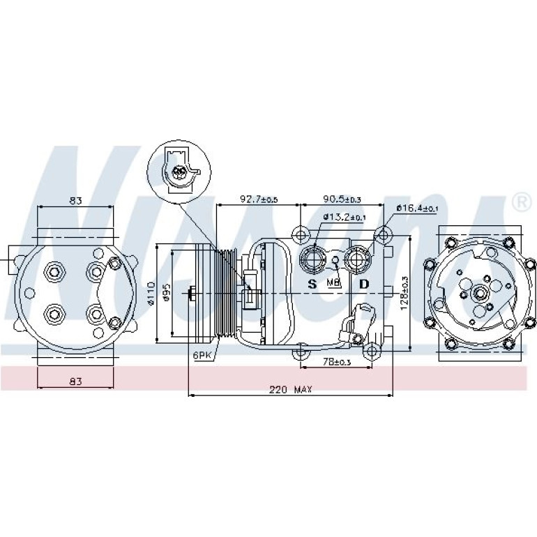 Kompressor, Klimaanlage 89071