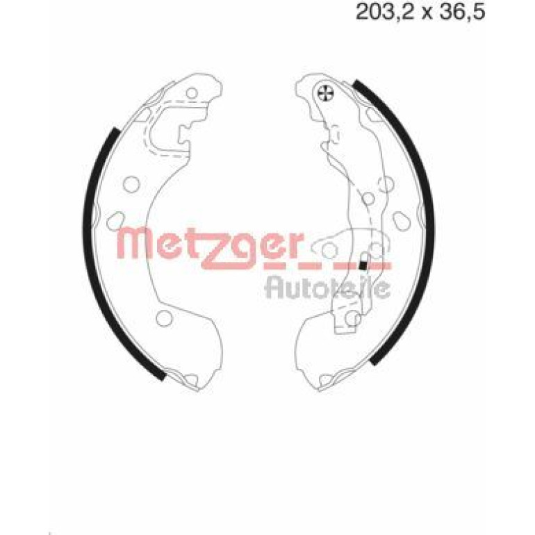 Bremsbackensatz MG 985