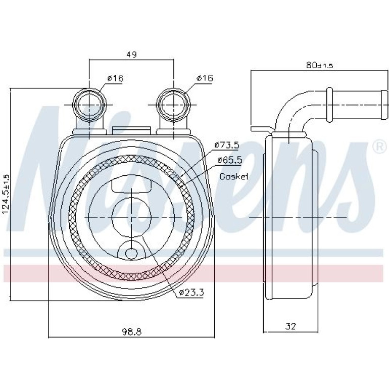 Ölkühler, Motoröl 90701 Ölkühler, Motoröl 90701