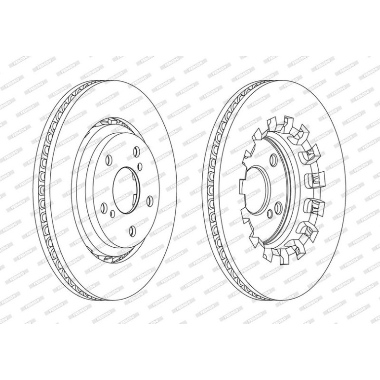 Bremsscheibe DDF2268C Bremsscheibe DDF2268C