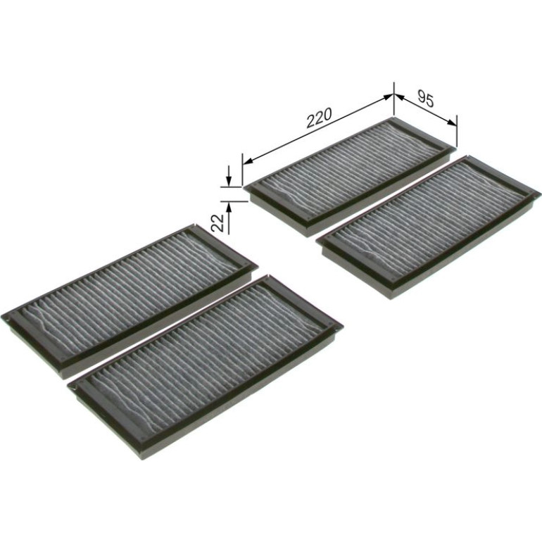 Filter, Innenraumluft 1 987 435 587