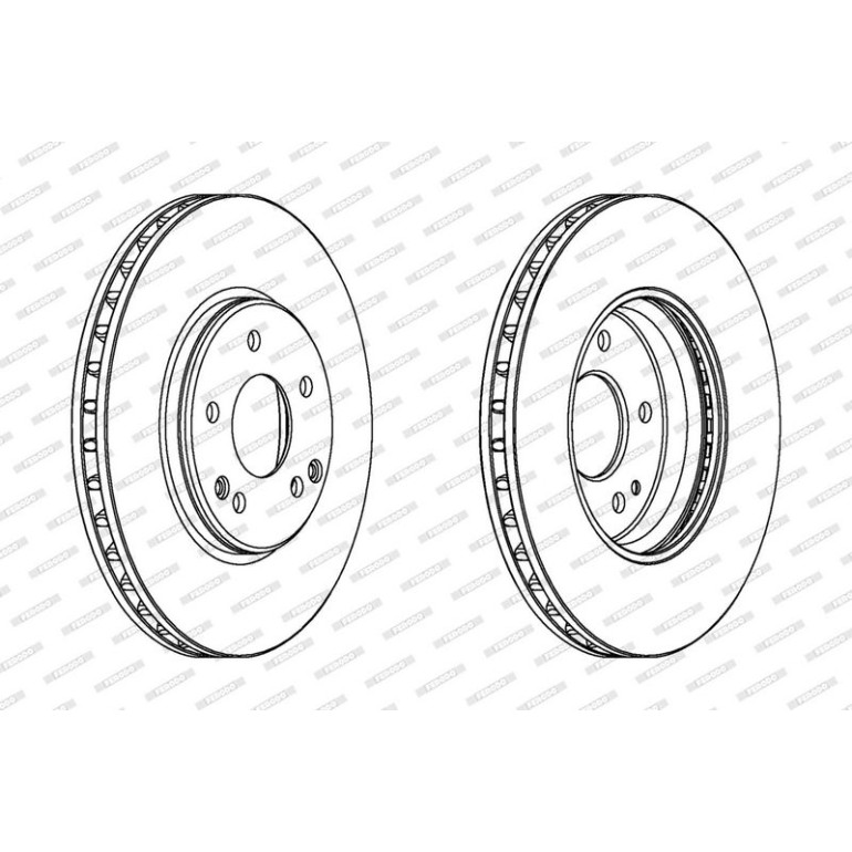 Bremsscheibe DDF1136C