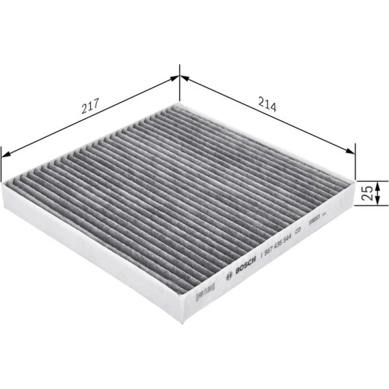BOSCH 1 987 435 544 Innenraumfilter FILTER+pro