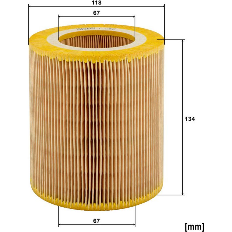 MANN-FILTER C 1250 Luftfilter